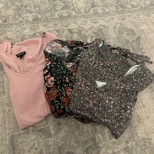 Torrid Blouse Lot Of 3 Whimsical Fairy Floral Plus Size 2 Or 2X Cottage Core